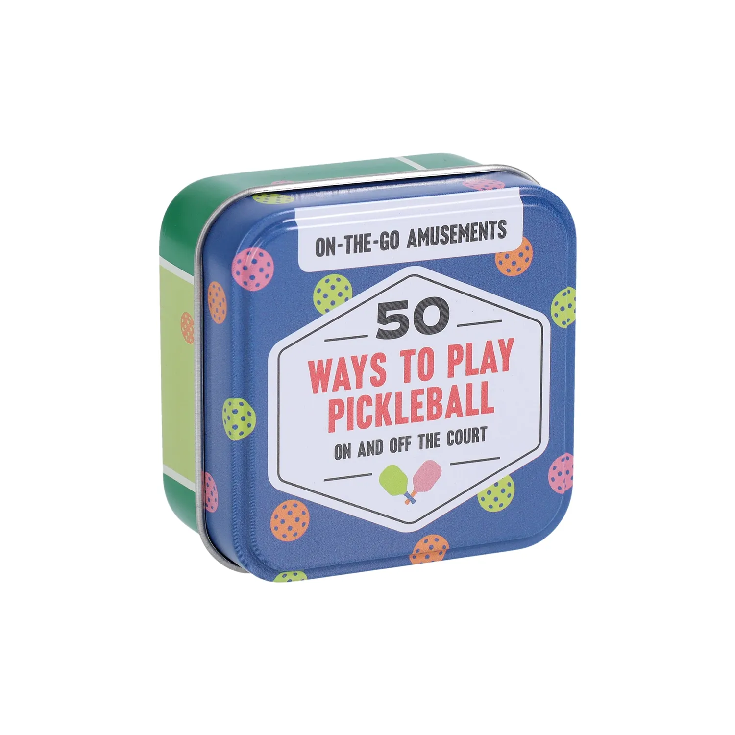 On-the-Go 50 Ways to Play Pickleball kortspill boks