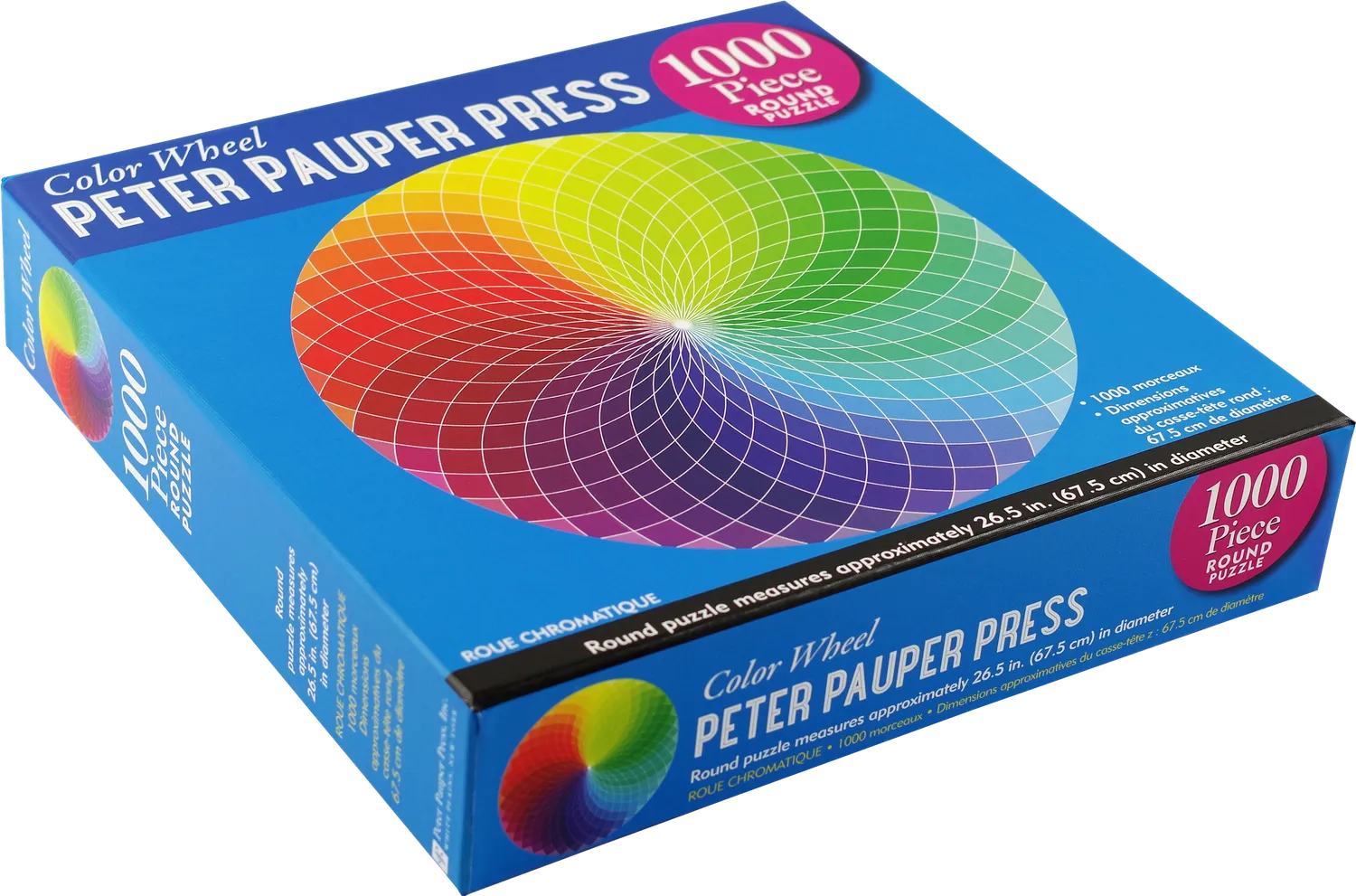Peter Pauper Press Color Wheel puslespill rundt 1000 brikker