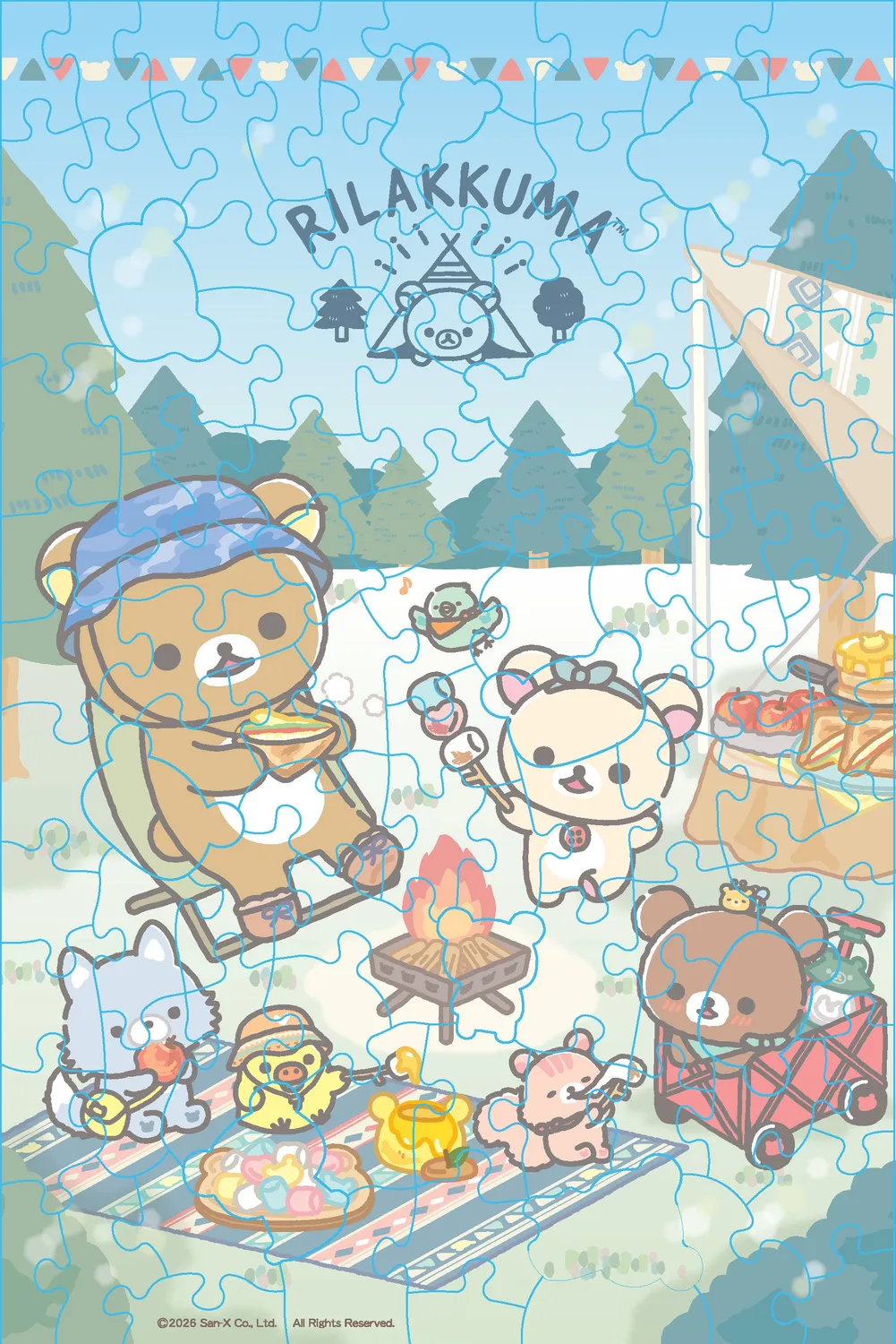 Chronicle Books Rilakkuma Mystery puslespill mini kawaii