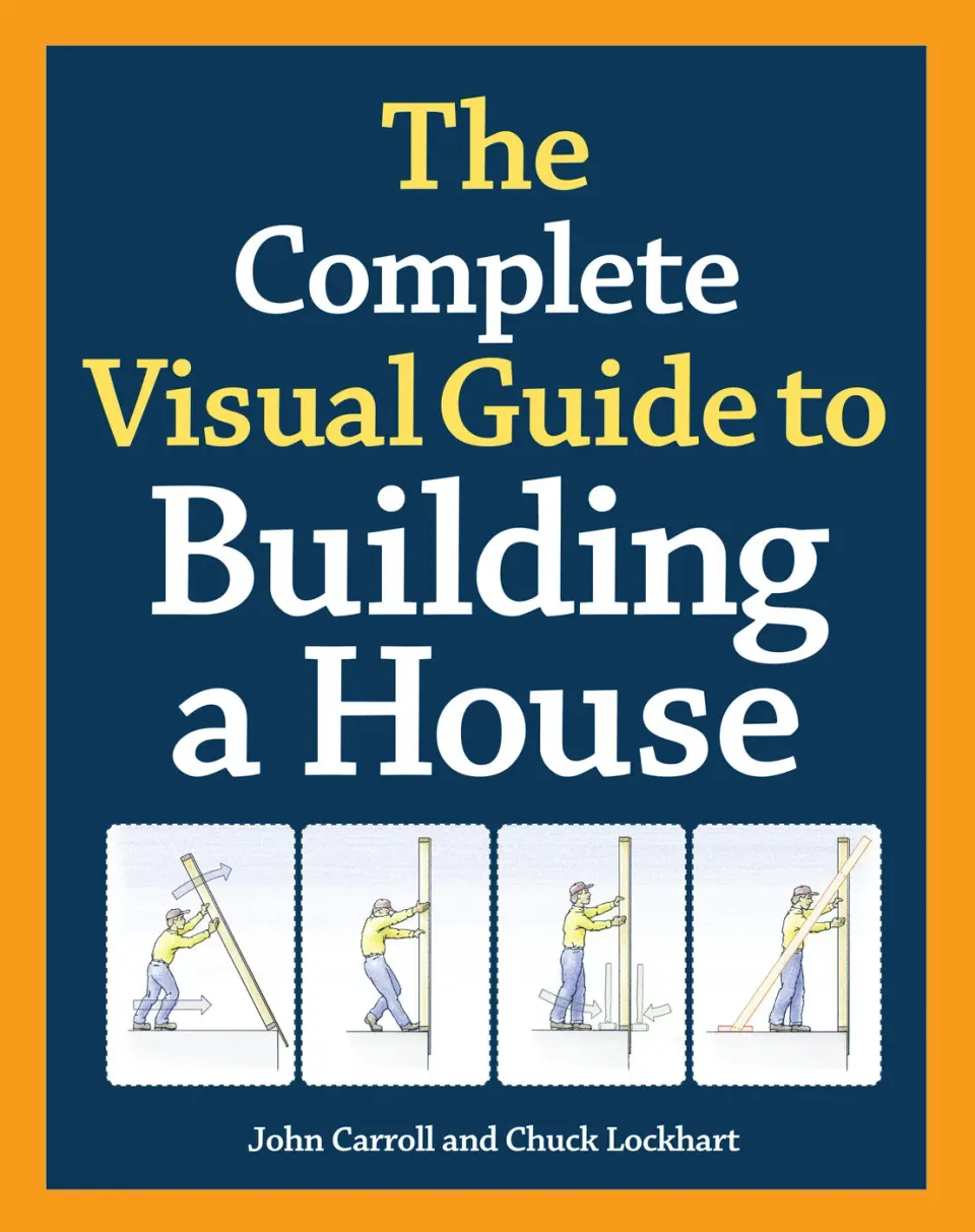Taunton Complete Visual Guide Building a House innbundet bok husbygging