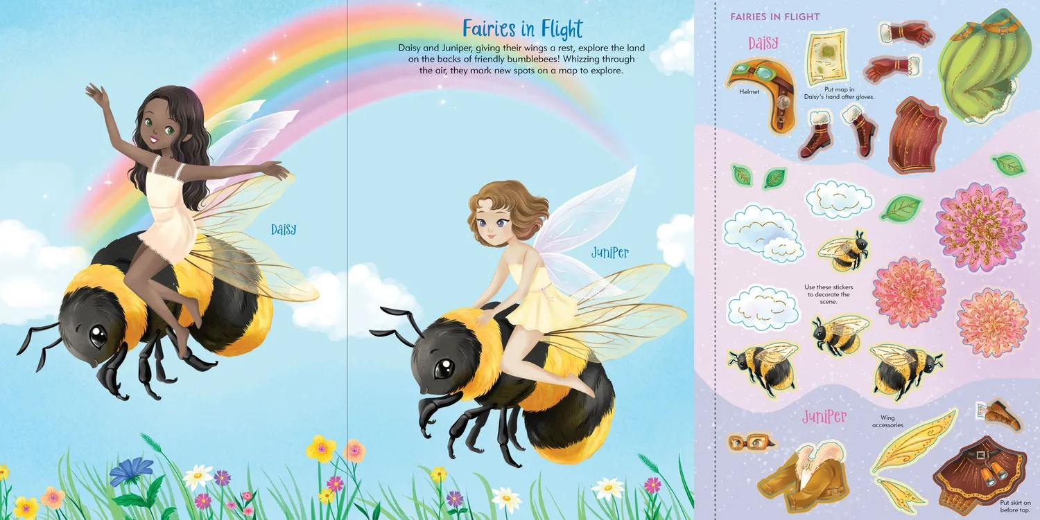 Peter Pauper Press Fairies klistremerkebok 200 stk