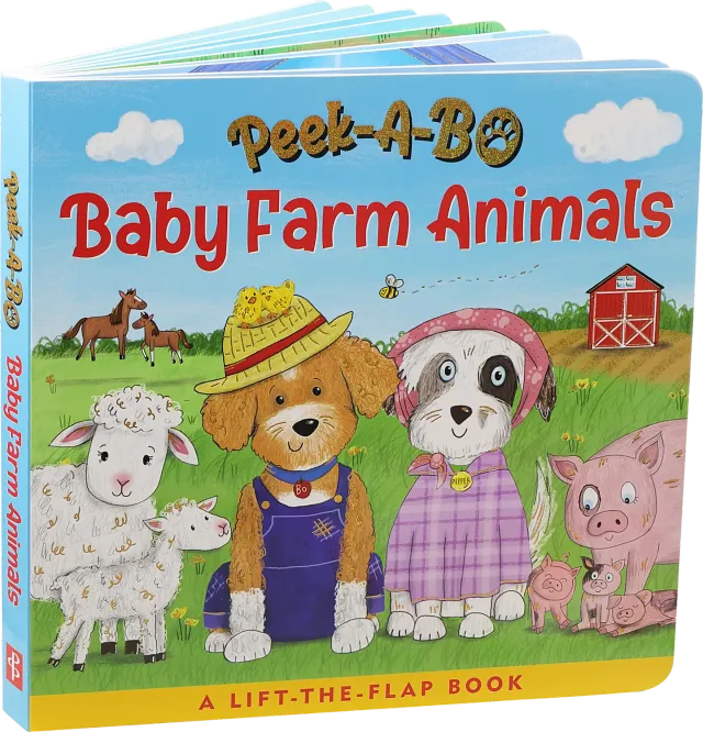 Peter Pauper Press Peek-A-Bo Baby Farm Animals klaffebok