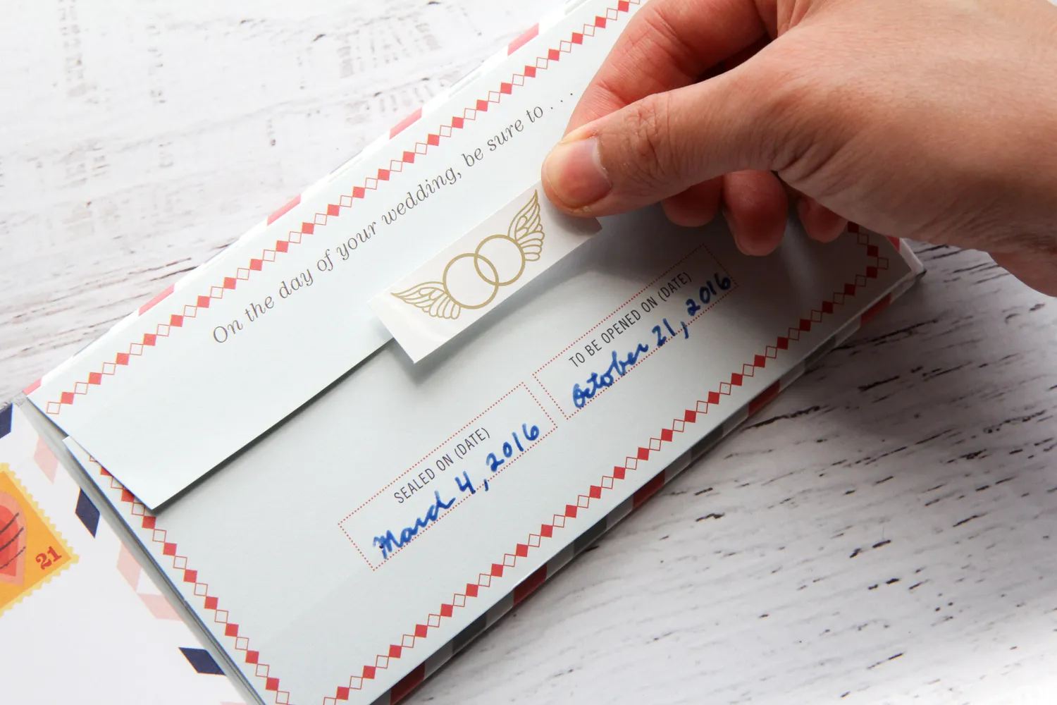 Abrams and Chronicle Letters to the Bride brevsett brudegave 12 brev