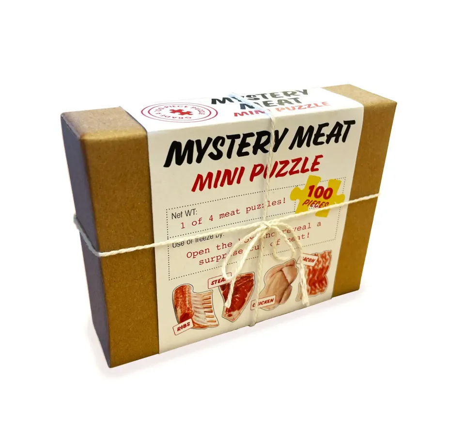 Mystery Meat minipuslespill puslespill overraskelse