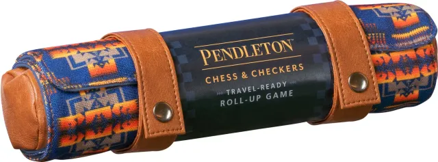 Abrams Pendleton Chess & Checkers Set sjakkspill reisespill