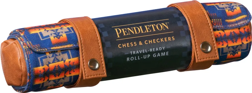 Pendleton Chess & Checkers reisespill sjakk rullbar