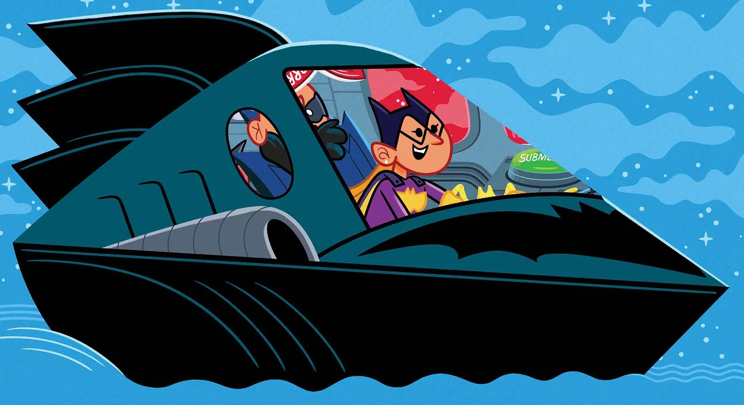 Abrams Batman To the Batcave pappbok med klaffer