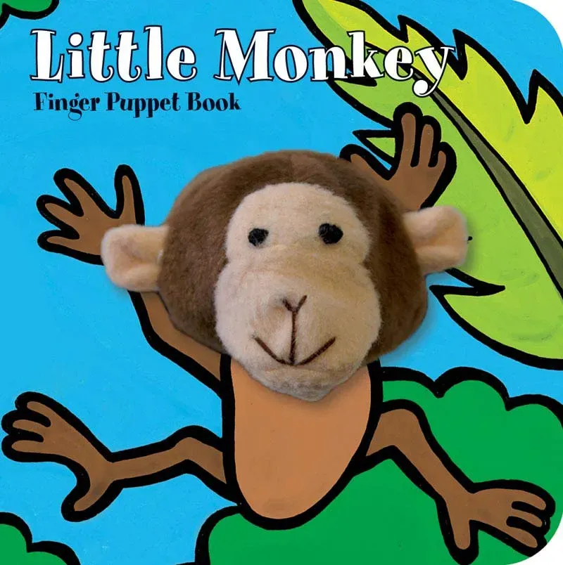 Chronicle Books Little Monkey fingerdukke-bok 0-3 år
