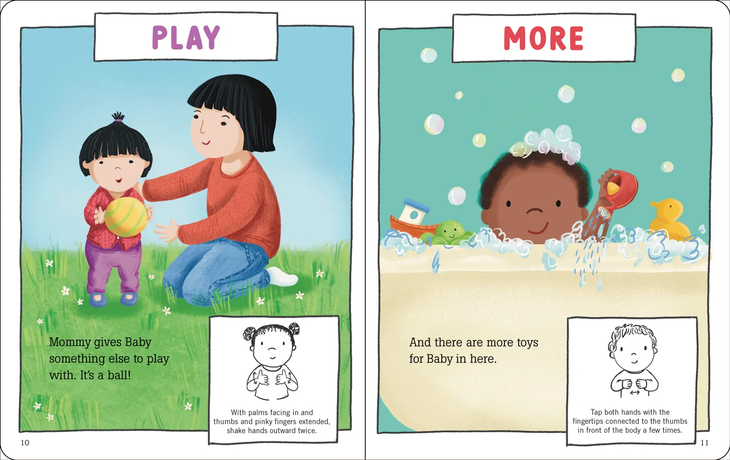 Peter Pauper Press My First Baby Signs pekebok 0-3 år