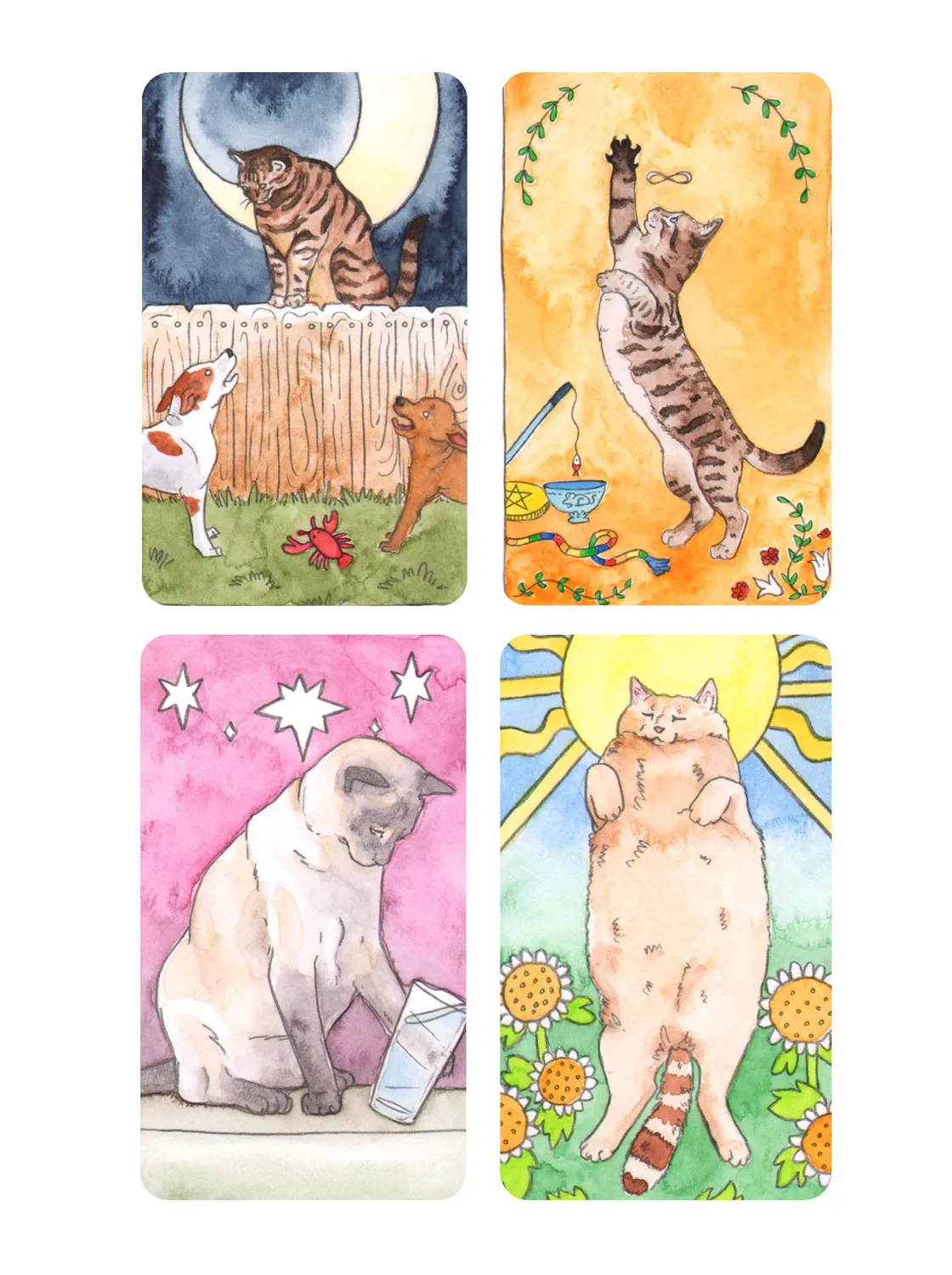 Abrams and Chronicle The Cat's Meow klistremerkebok 100+ katter