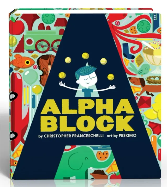 Abrams Alphablock pappbok ABC bok 0-3 år