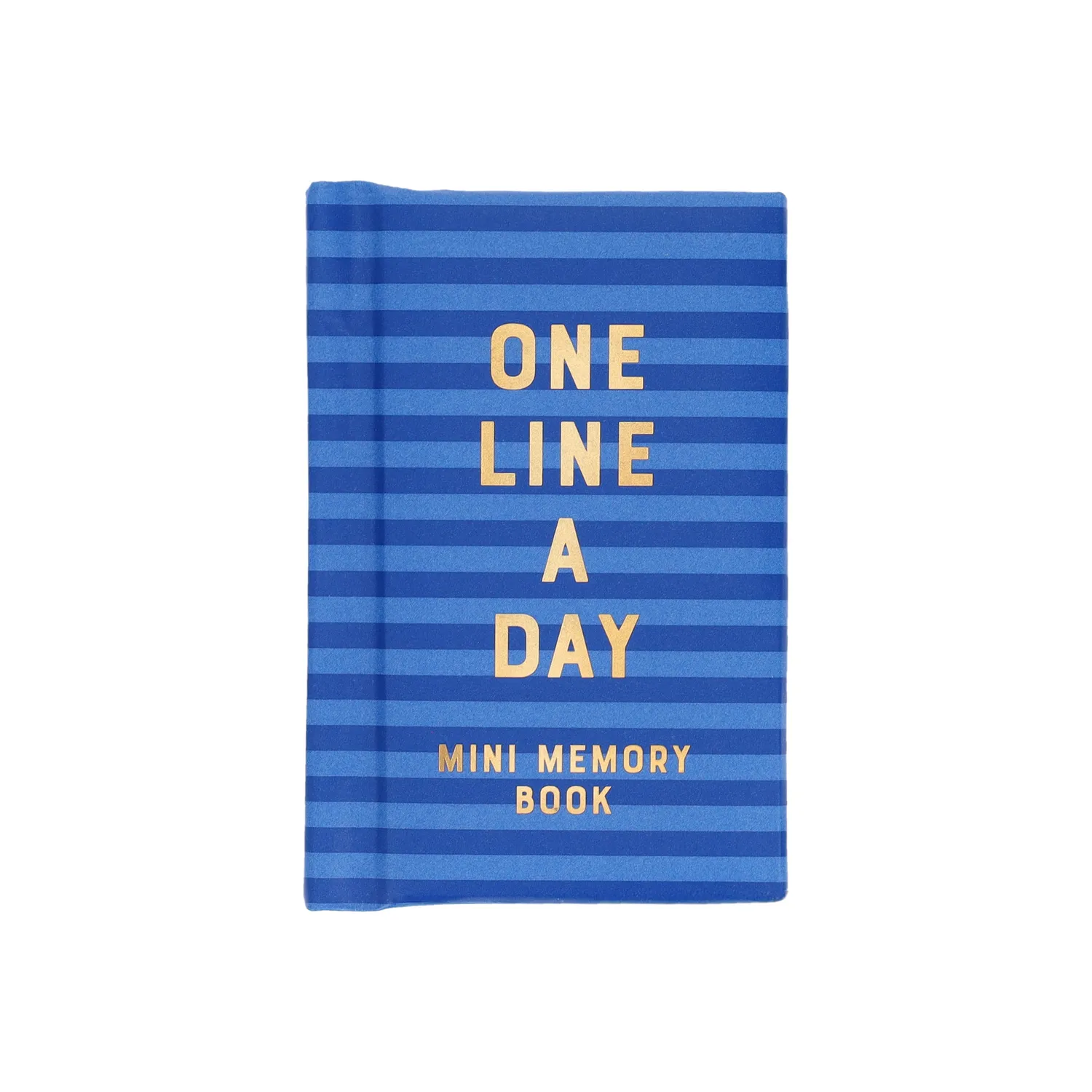 One Line a Day Navy Stripes minnedagbok ett år mini