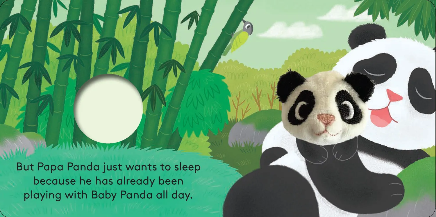 Chronicle Books Baby Panda pekebok fingerdukke