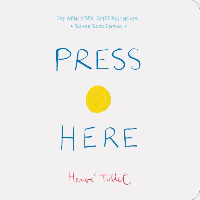 Abrams Press Here pappbok interaktiv 3-5 år