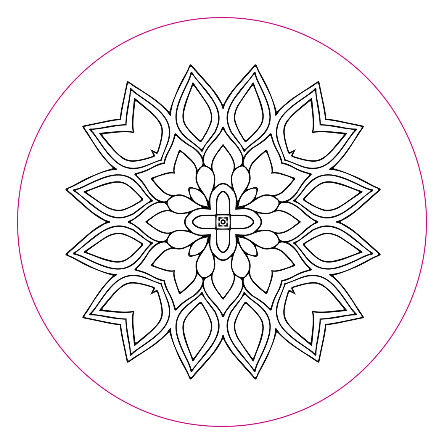 Peter Pauper Press Mandalas broderimønster strykeoverføring 10 stk