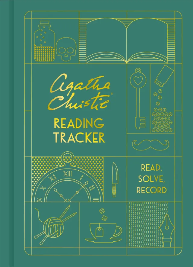Chronicle Books Agatha Christie Reading Tracker lesedagbok