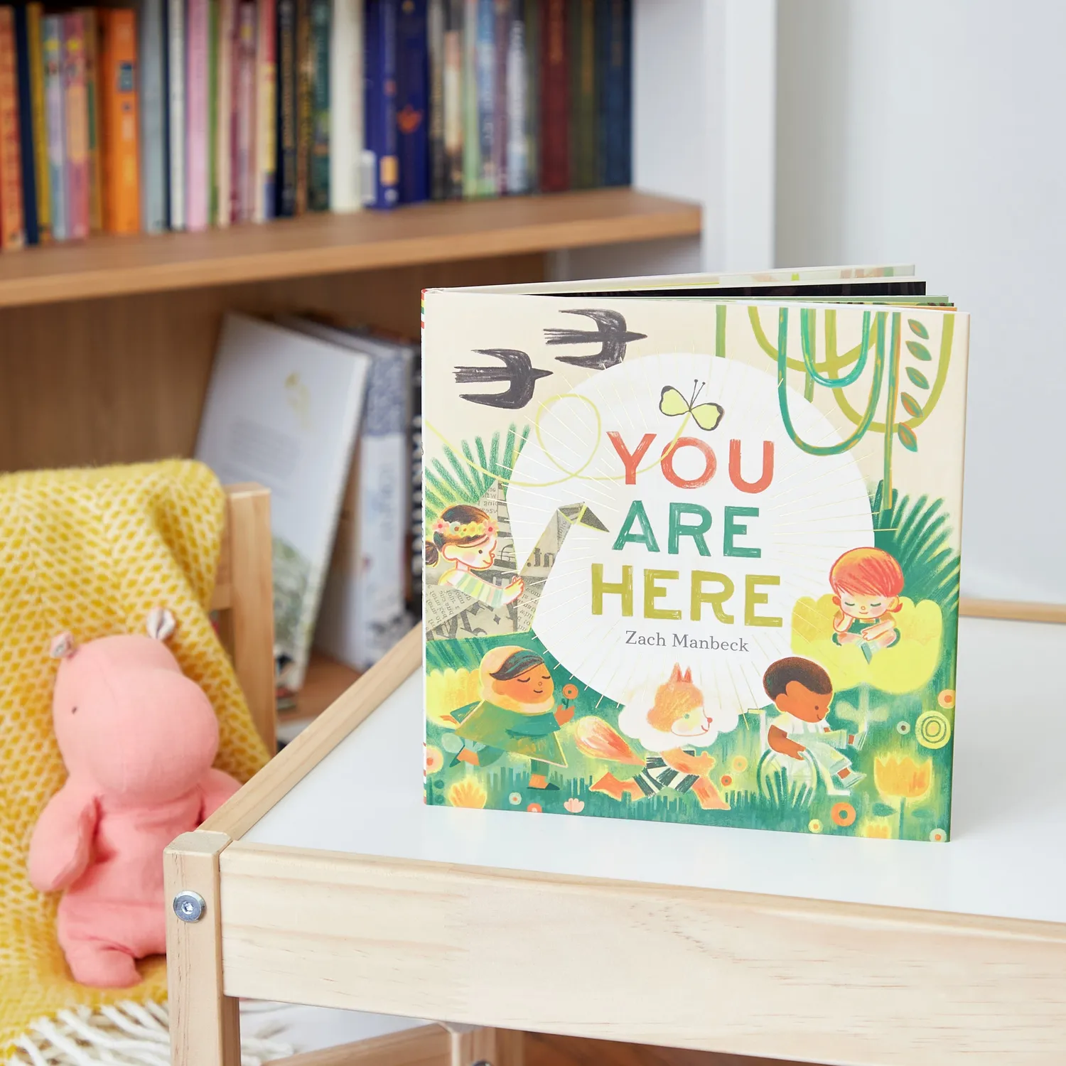 Abrams and Chronicle You Are Here bildebok innbundet trøst