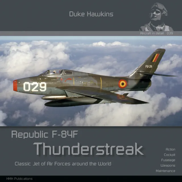Duke Hawkins Republic F-84F Thunderstreak bok 84 sider