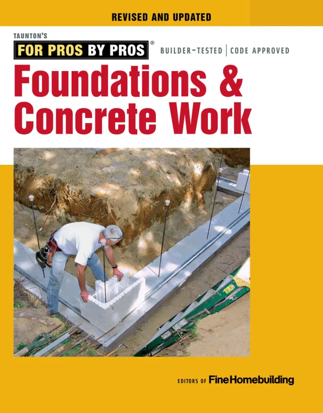 Foundations Concrete Work pocket byggebok betong