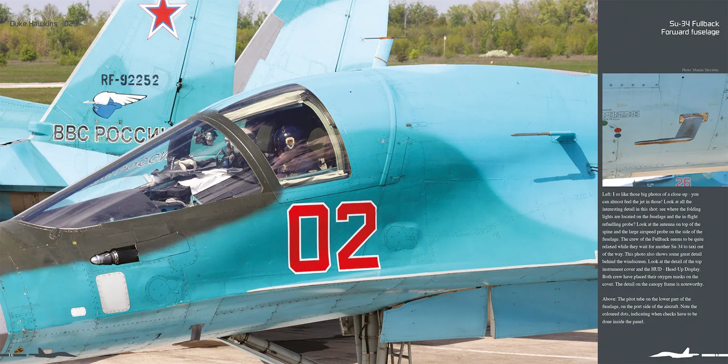 Duke Hawkins Sukhoi Su-34 Fullback bok cockpit