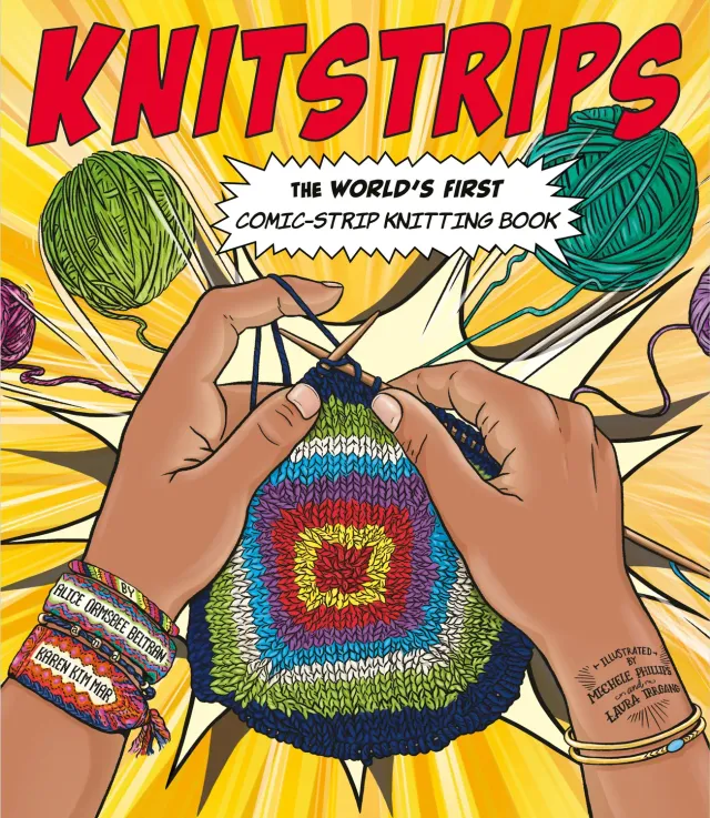 Abrams Knitstrips strikkebok pocket 22 mønstre
