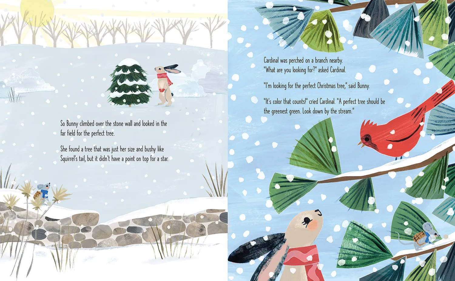 Abrams and Chronicle The Perfect Tree bildebok innbundet jul