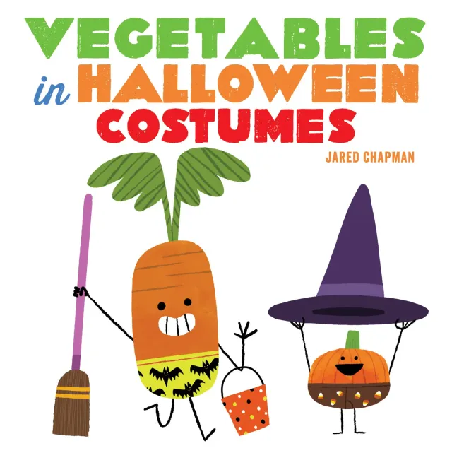 Abrams Vegetables in Halloween Costumes pappbok Halloween