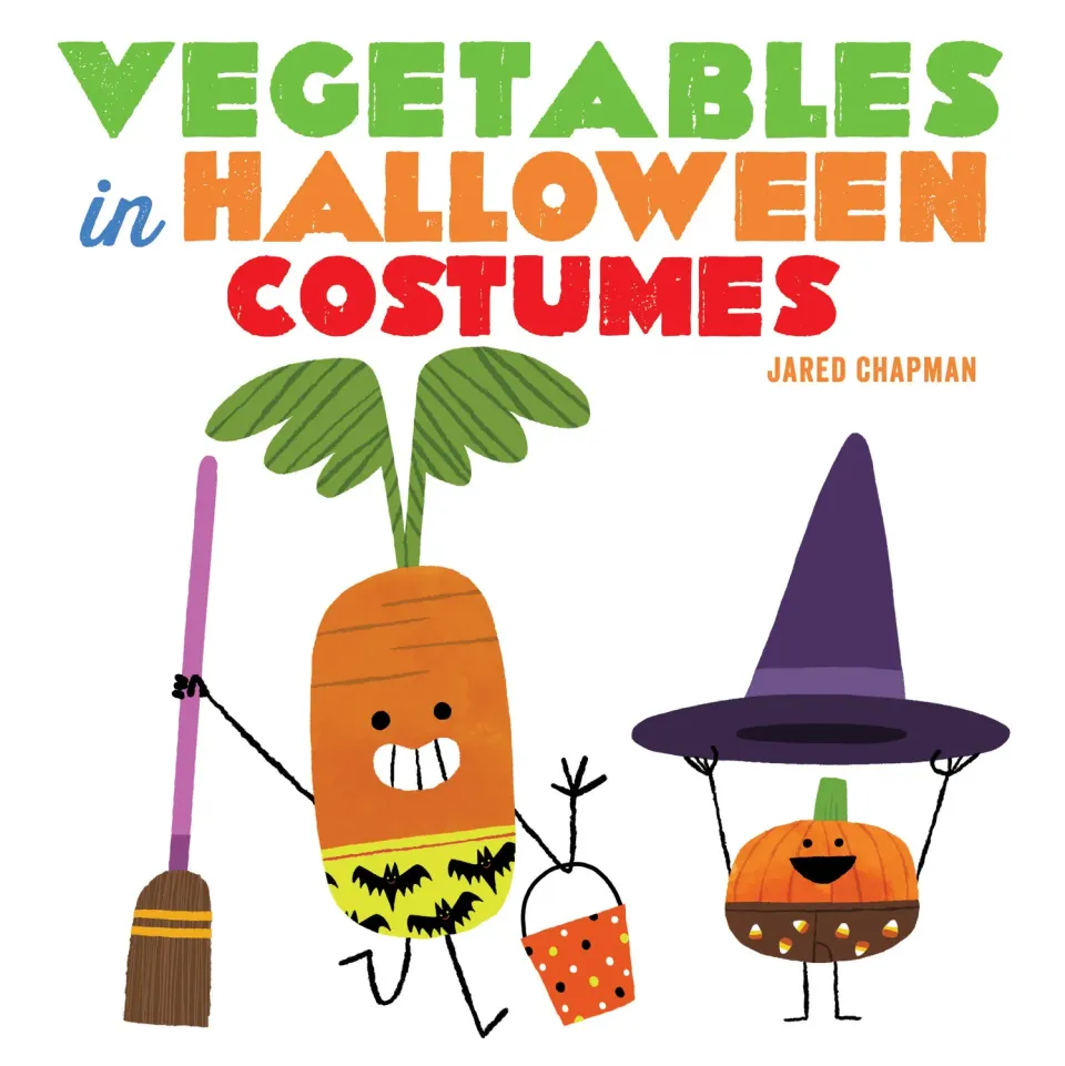Abrams and Chronicle Vegetables Halloween pekebok board book