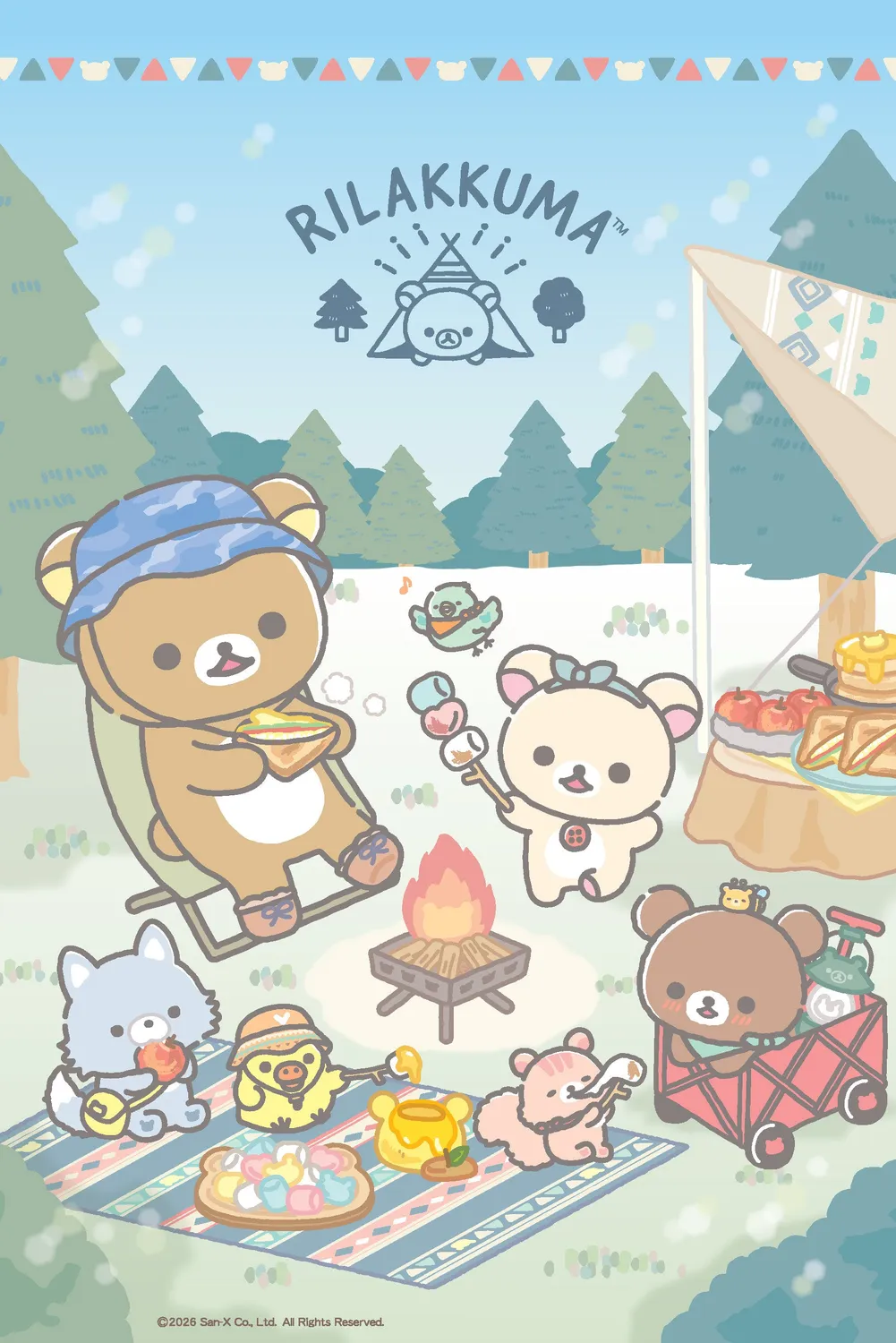 Abrams and Chronicle Rilakkuma puslespill 100 brikker blind box