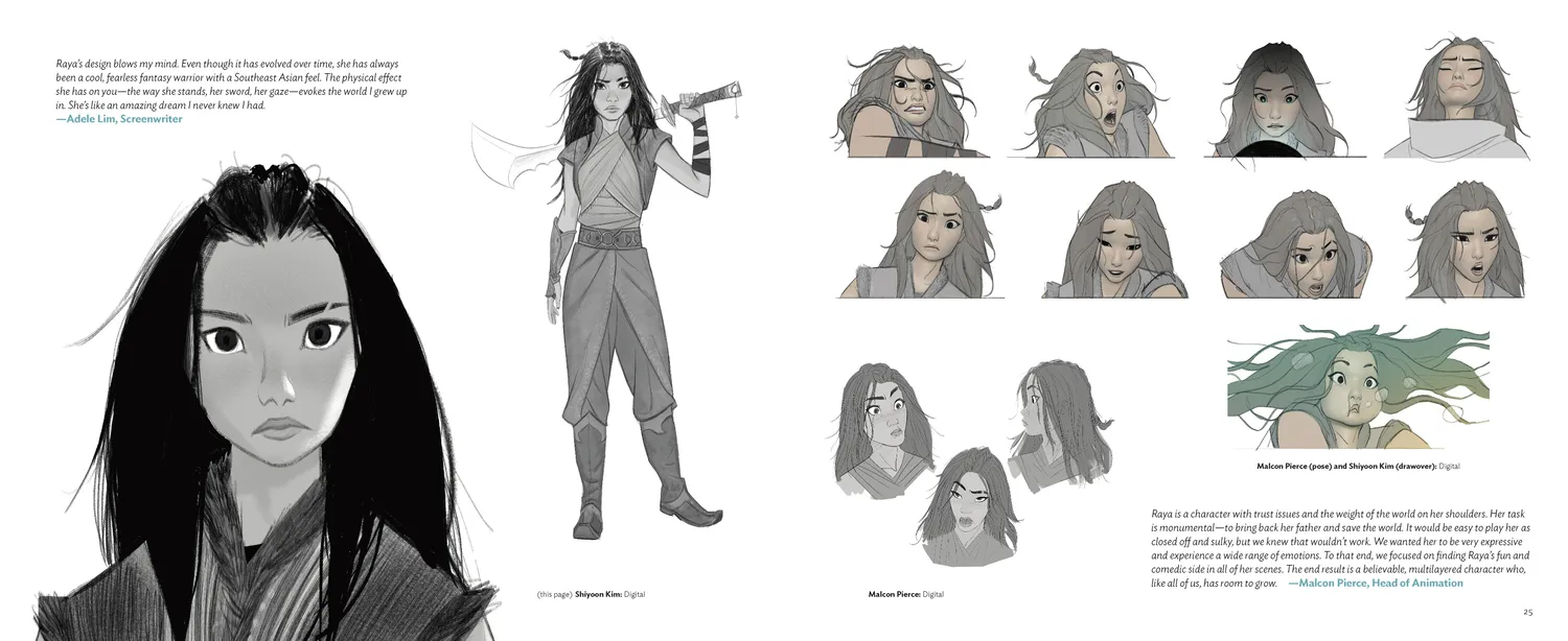 Disney Raya and the Last Dragon kunstbok innbundet