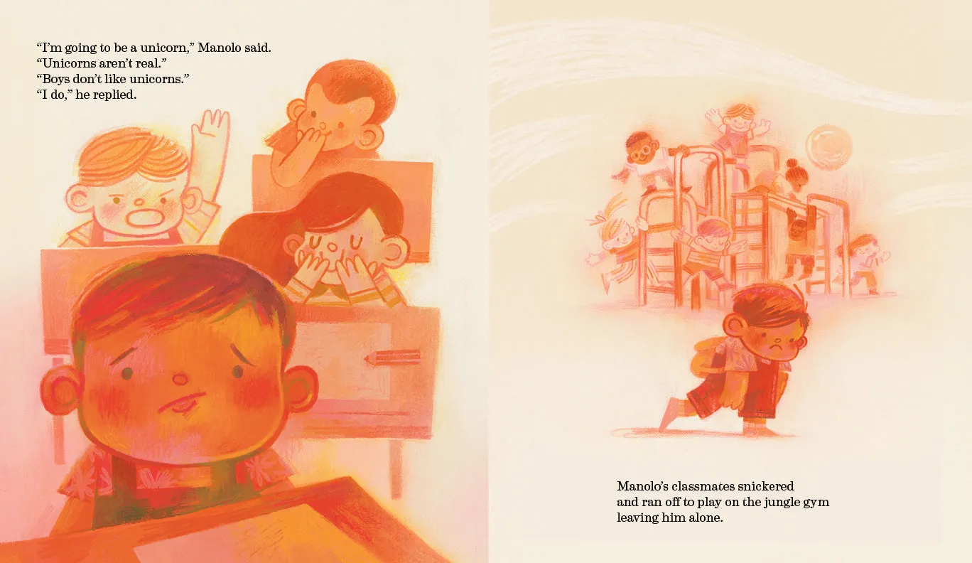 Abrams and Chronicle Manolo & the Unicorn bildebok innbundet