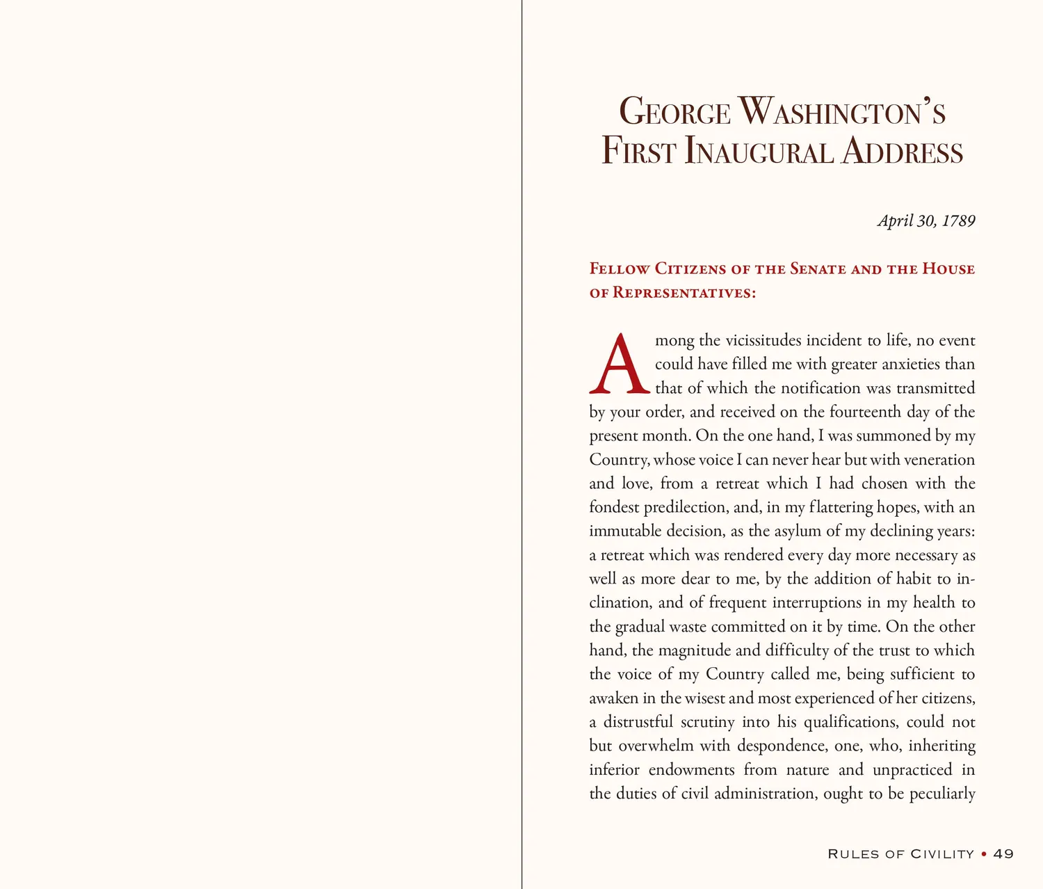 Peter Pauper Press George Washington's Rules of Civility and Decent Behavior in Company and Conversation bok gaveutgave