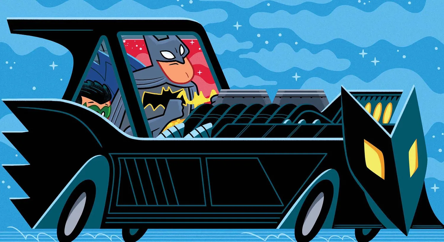Abrams Batman To the Batcave pappbok med klaffer