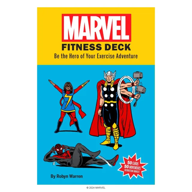 Abrams Marvel Fitness Deck treningskort 50 kort familie