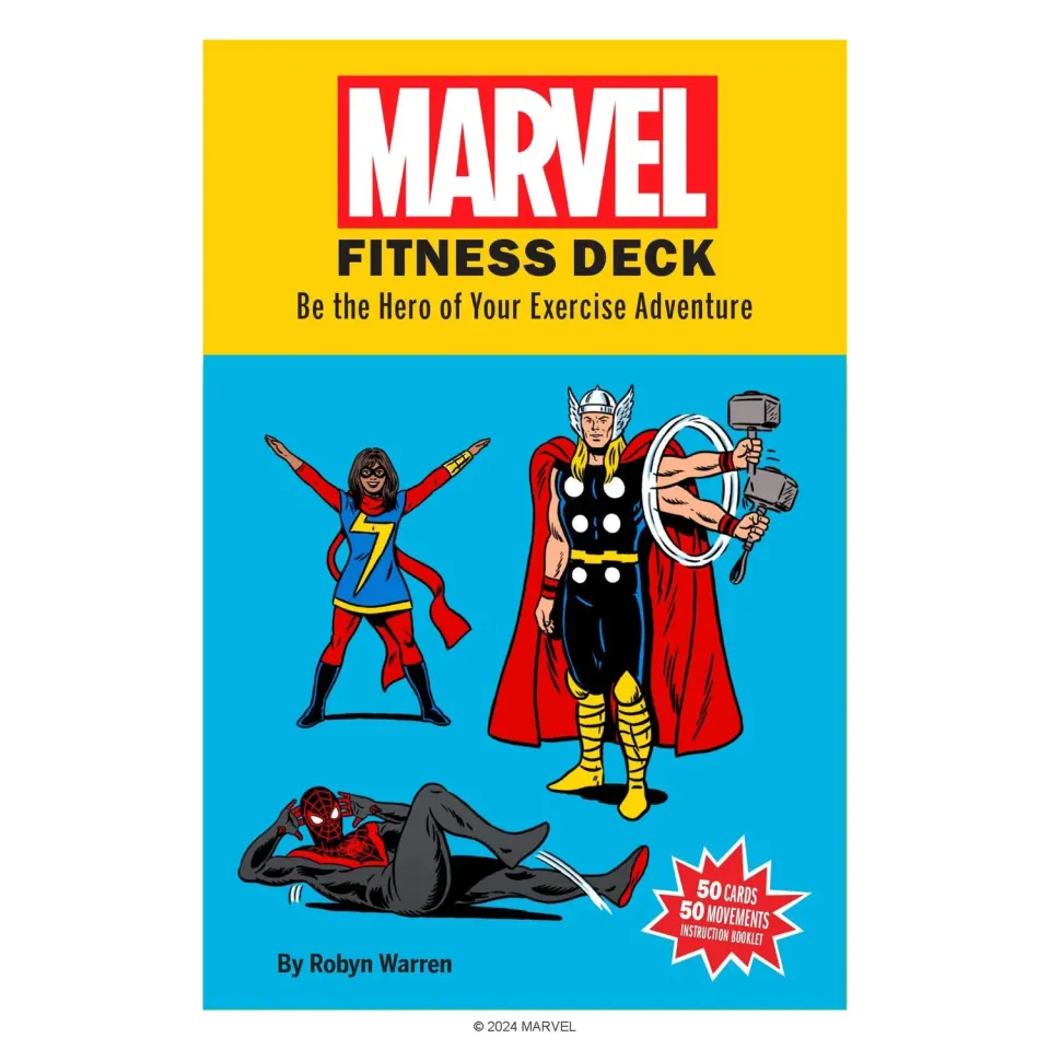 Abrams Marvel Fitness Deck treningskort 50 kort familie