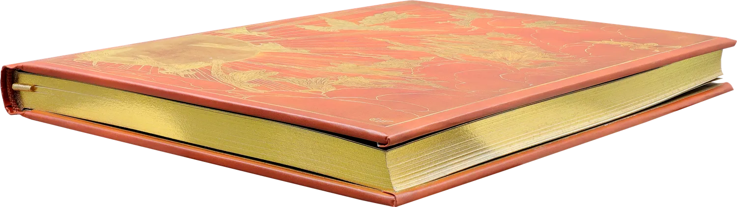 Peter Pauper Press Orange Fairy journal innbundet gullsnitt