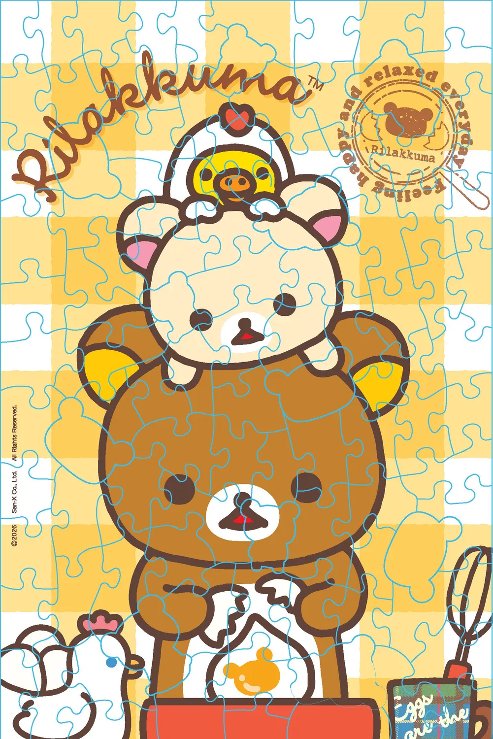 Chronicle Books Rilakkuma Mystery puslespill mini kawaii