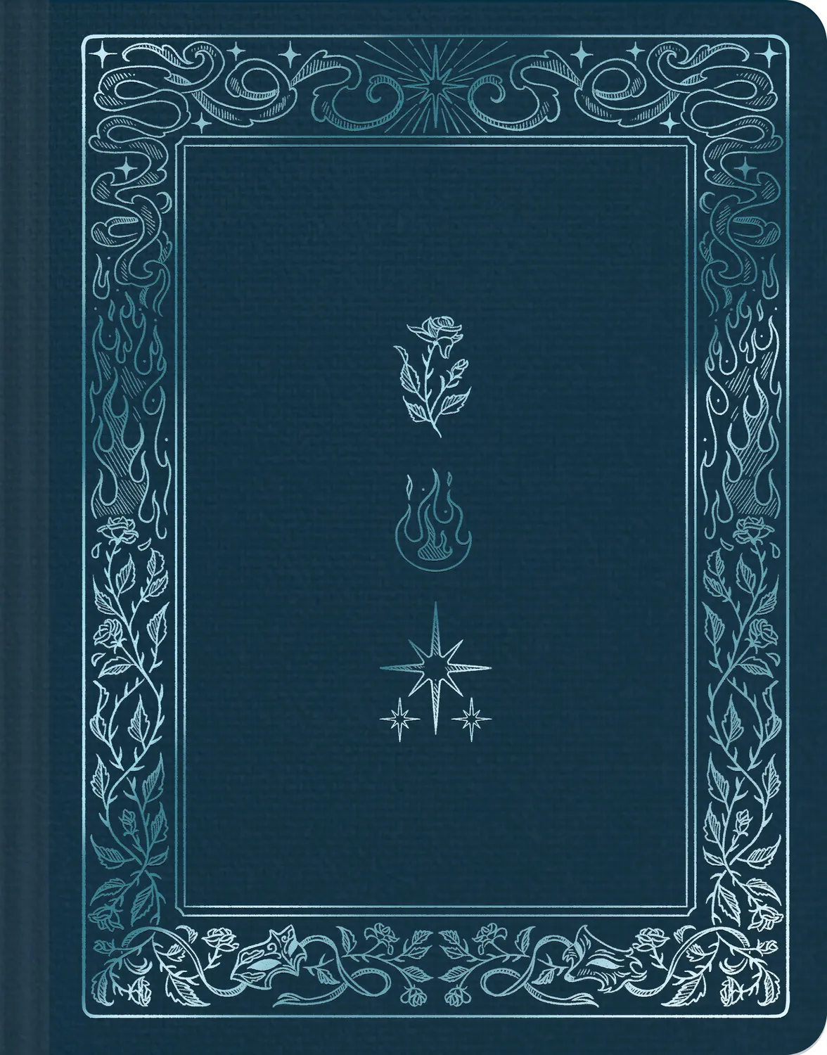 Sarah J. Maas ACOTAR skissebok Flowers Flames Stars