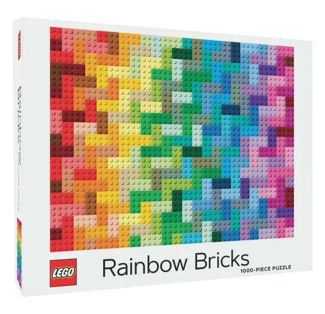 Abrams and Chronicle LEGO Rainbow Bricks puslespill 1000 brikker