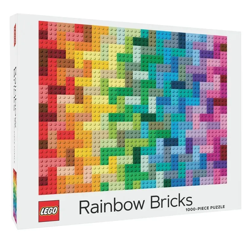 LEGO Rainbow Bricks puslespill 1000 brikker regnbue
