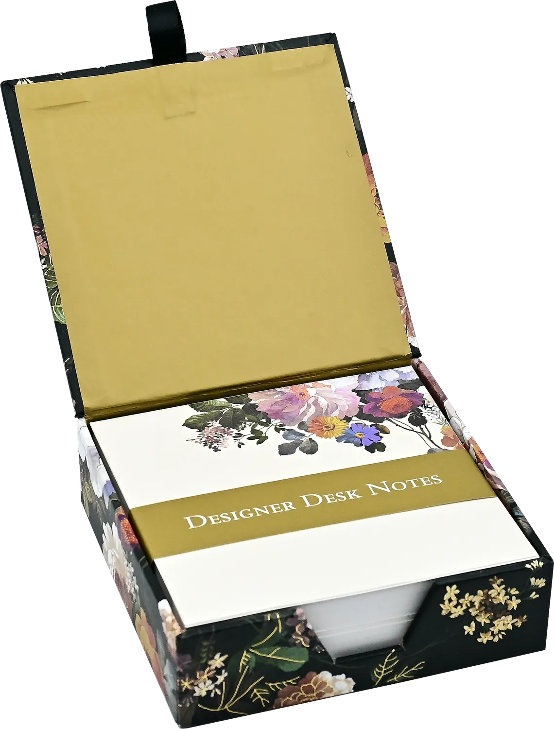 Peter Pauper Press Midnight Floral notatblokk 250 ark svart