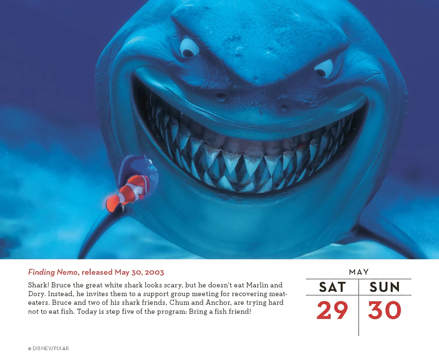 Disney A Year of Animation 2027 bordkalender riv-av