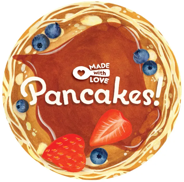 Made with Love Pancakes pekebok board book baby