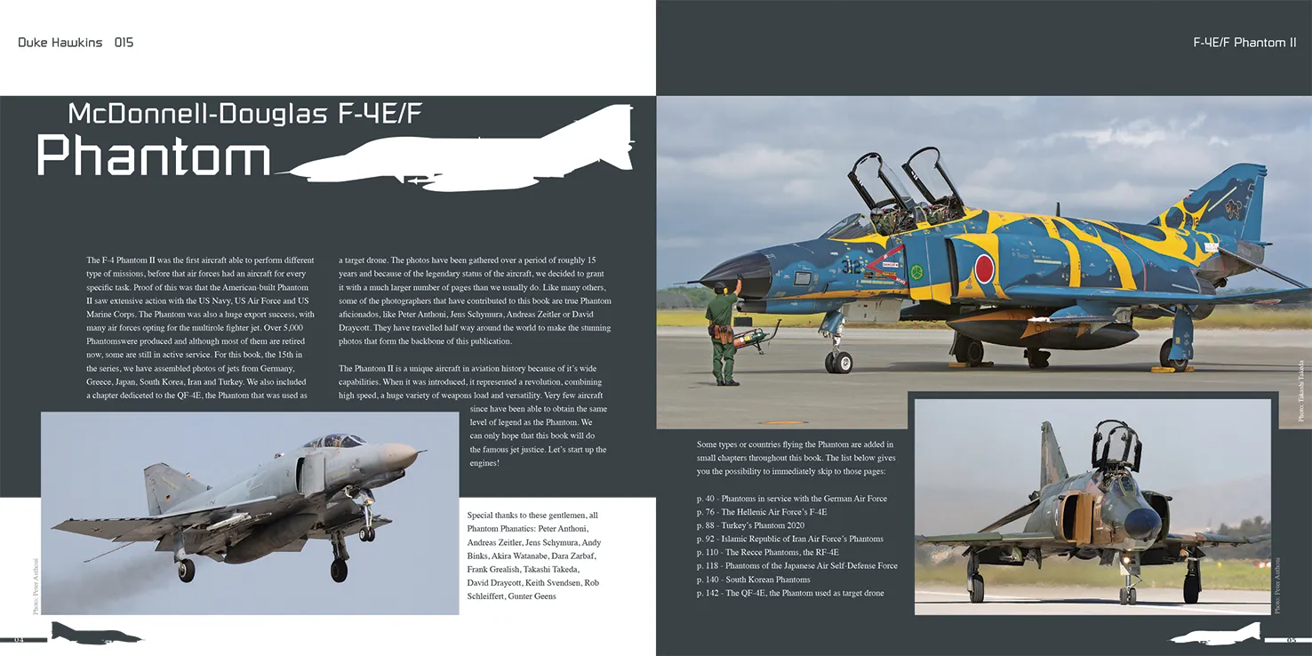 Duke Hawkins Phantom II F-4 E/F/J bok 196 sider