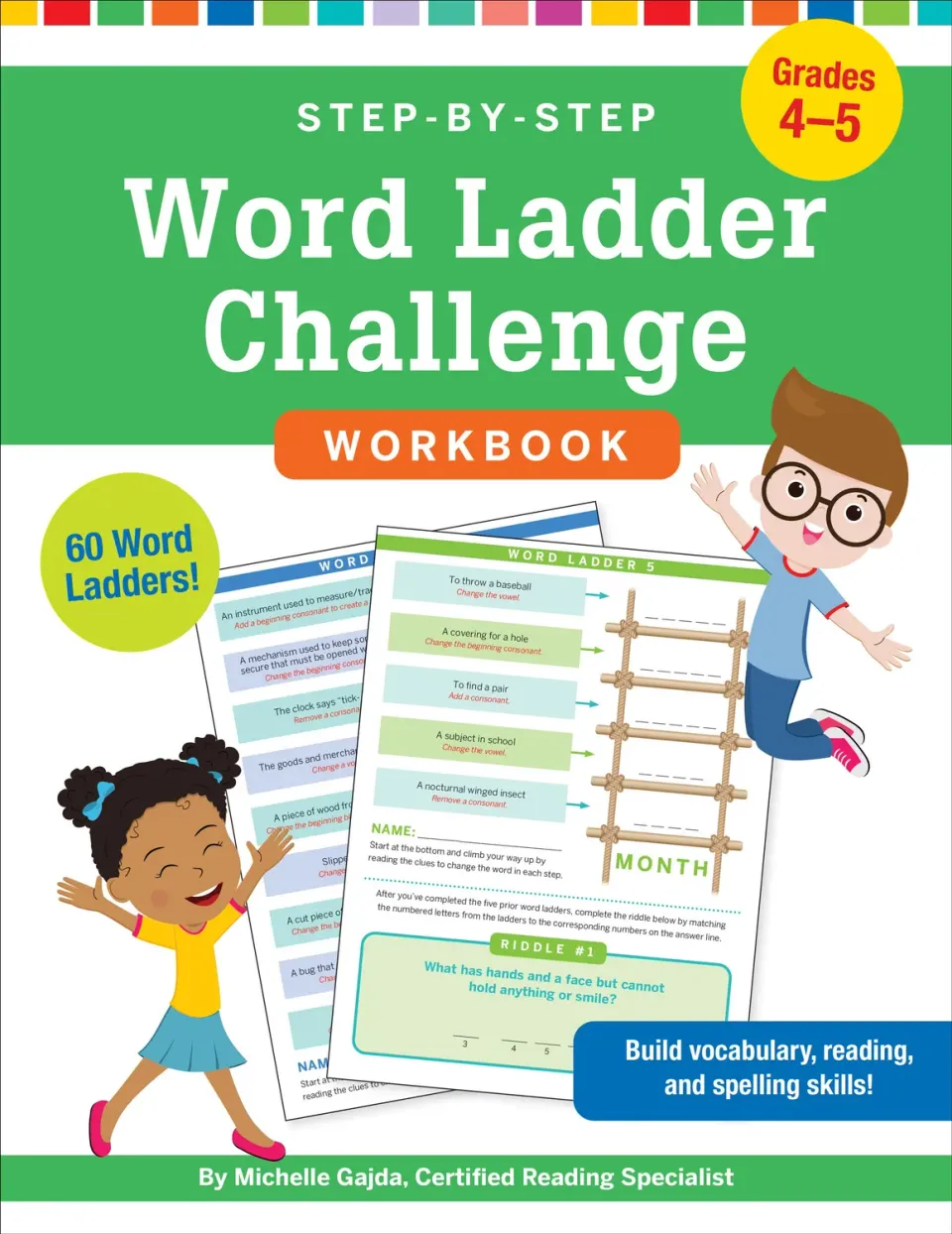 Peter Pauper Press Word Ladder oppgavebok 4-5 klasse