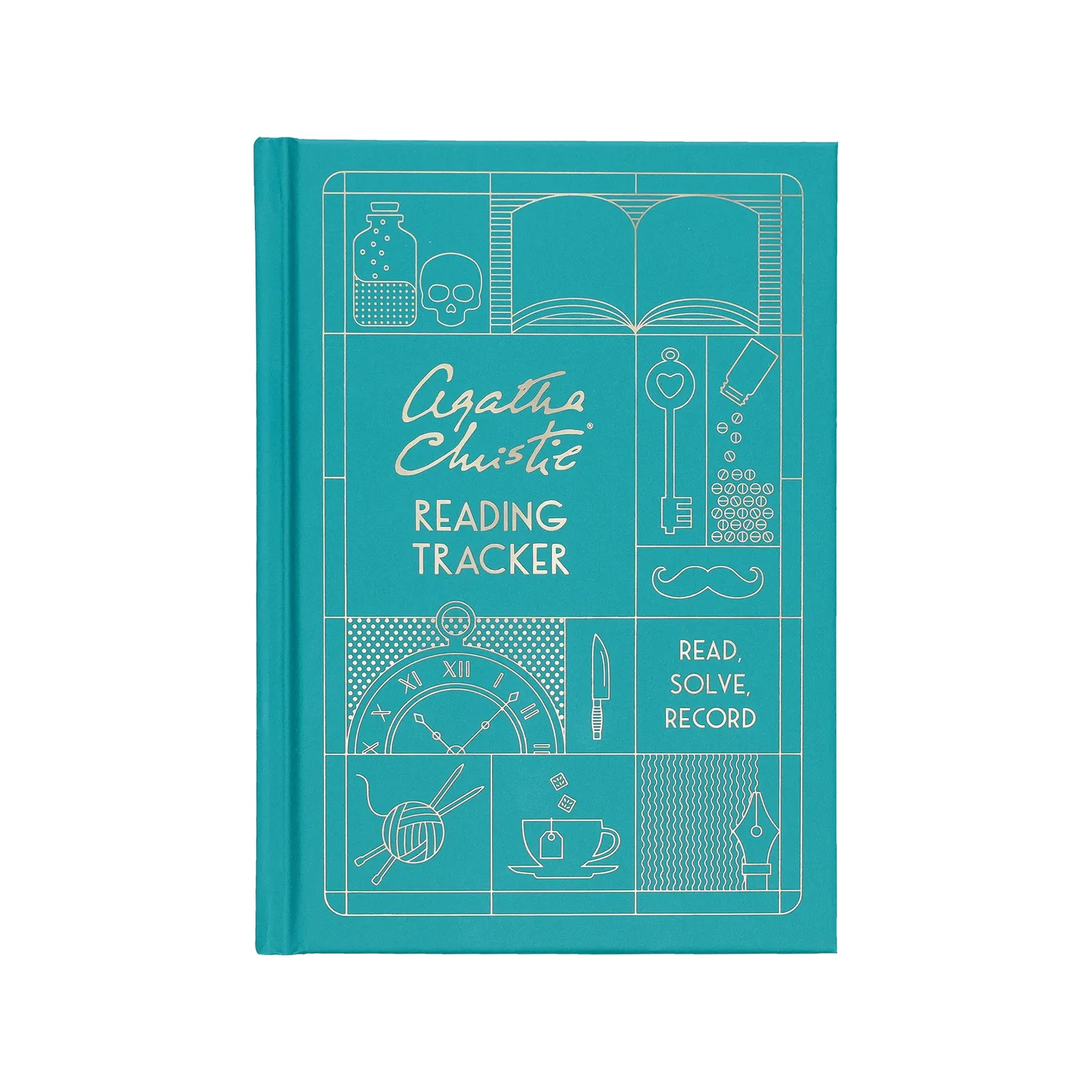 Chronicle Books Agatha Christie Reading Tracker lesedagbok