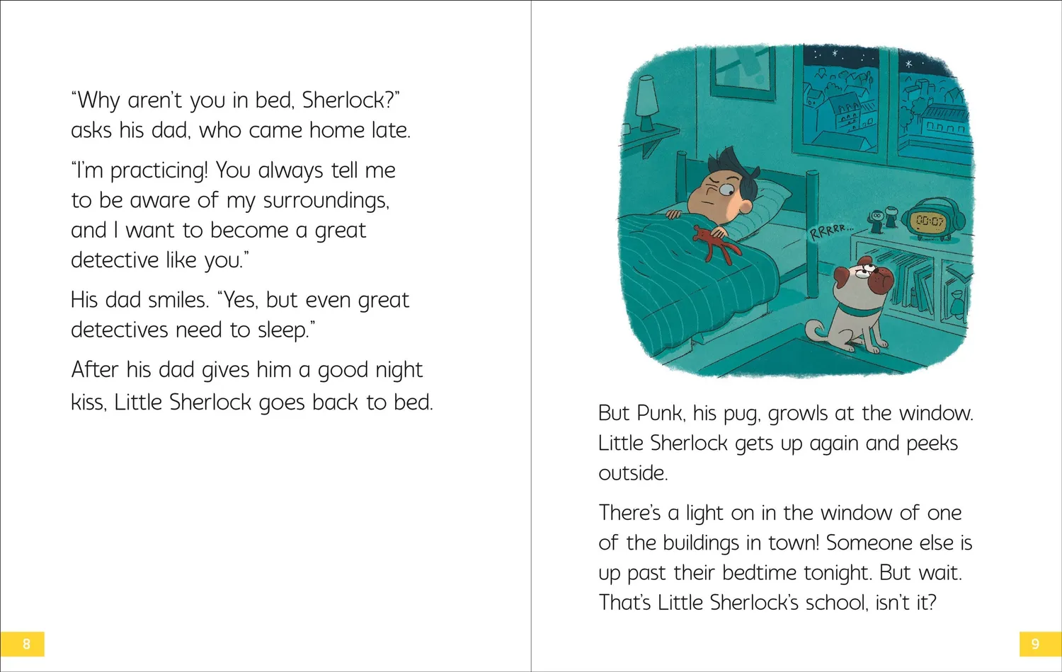 Peter Pauper Press Little Sherlock Mysterious Goldfish barnebok
