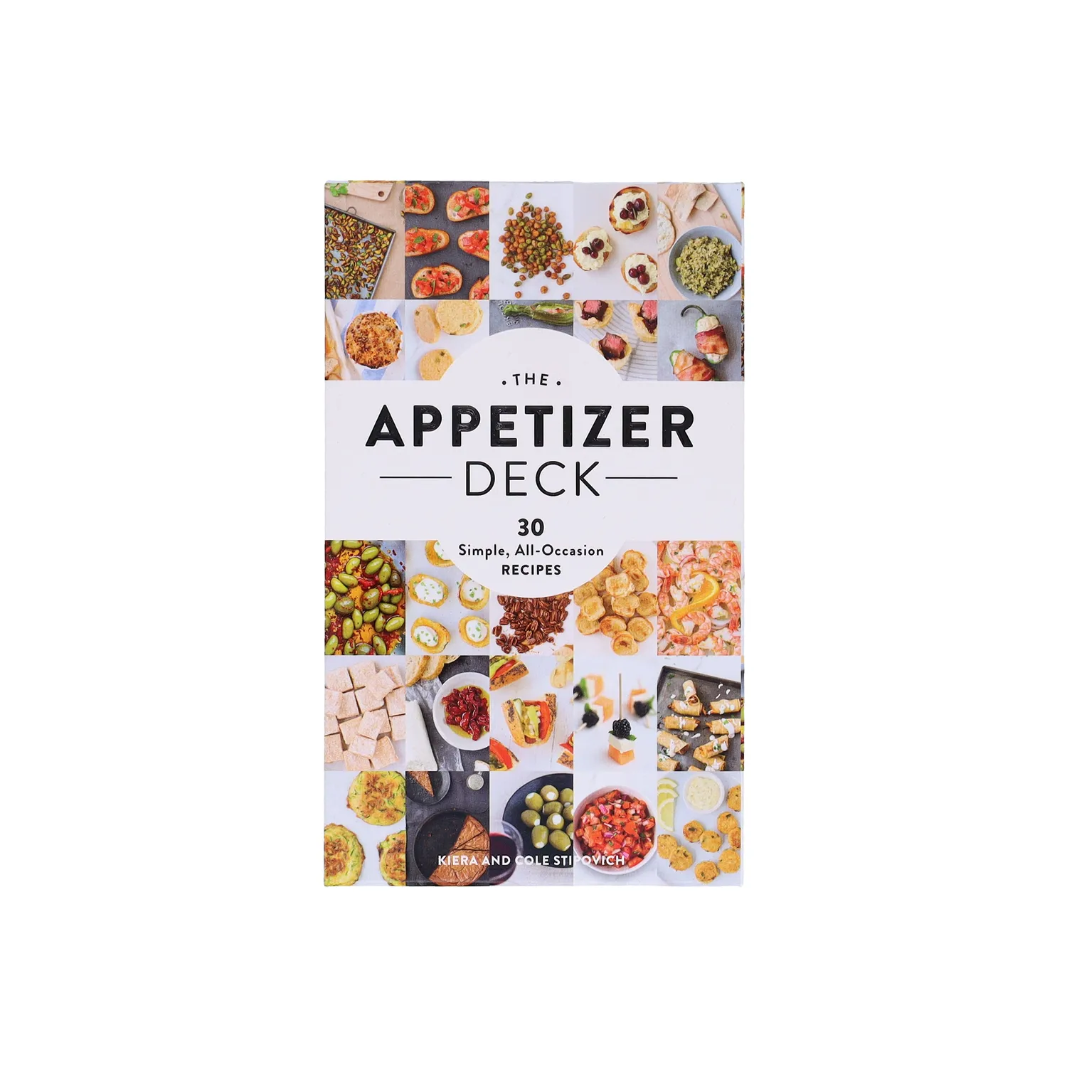 Chronicle Books Appetizer Deck oppskriftskort 30 kort forretter