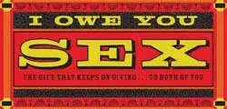 I Owe You Sex kuponghefte 30 lapper pargave