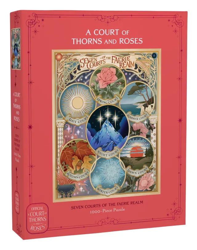 Abrams and Chronicle ACOTAR Seven Courts puslespill 1000 brikker folie